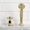 Kingston Brass KSK4302BXTR Transfer Valve Set For Roman Tub Filler, Polished Brass KSK4302BXTR - alternate 2